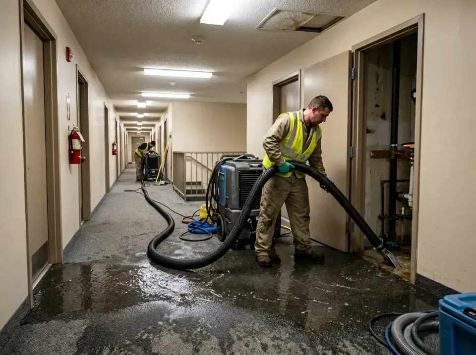 multi-unit-apartment-hallway-f-005 — frequently asked questions, Emergency Burst Pipe Water Extraction & Removal in Webster,…